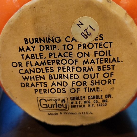 VTG Halloween 🎃 Decor Gurley Candle etc - Picture 9 of 11